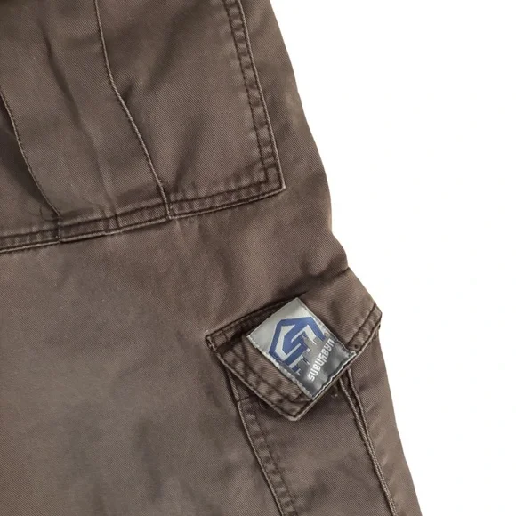 Suburban Y2K Brown Cargo Shorts - Picture 6 of 7